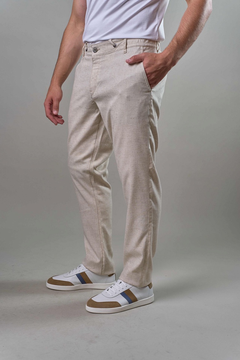 Брюки мужской   бежевый меланж Royal Spirit Борг