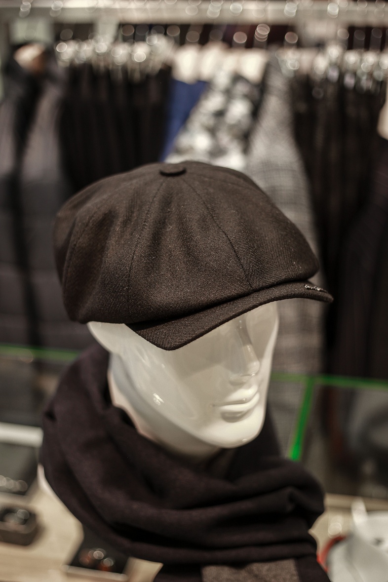 Кепка-восьмиклинка мужская Bersar Bersar OMBRELLO-053-31-000 Черный