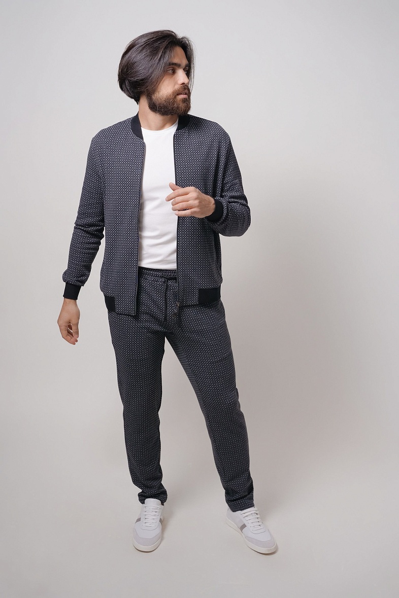 Пиджак мужской из комлекта цвет чёрный MARCELLO GOTTI 75301-2021.