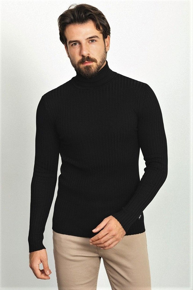 Водолазка мужская цвет чёрный MCR 11418.0001 black