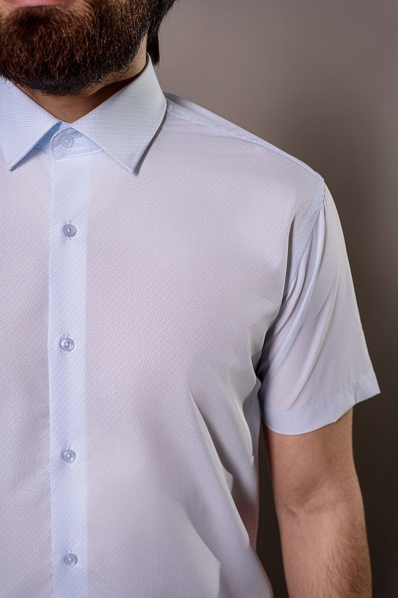 Рубашка мужская короткий рукав белый GROSTYLE SS018261