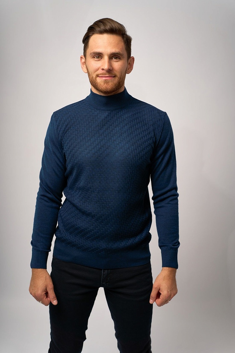 Свитер мужской цвет синий Pisero 7913 синий