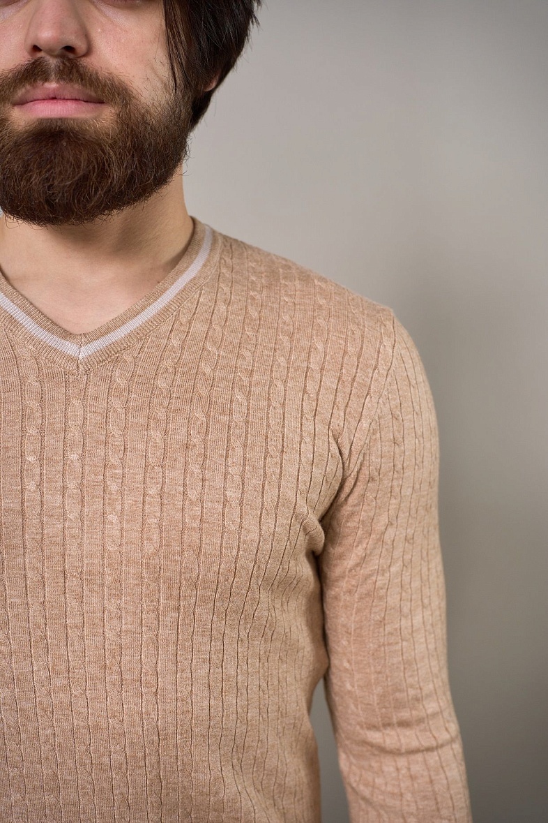 Джемпер мужской цвет бежевый BARKLAND СЕЙМАН бежевый