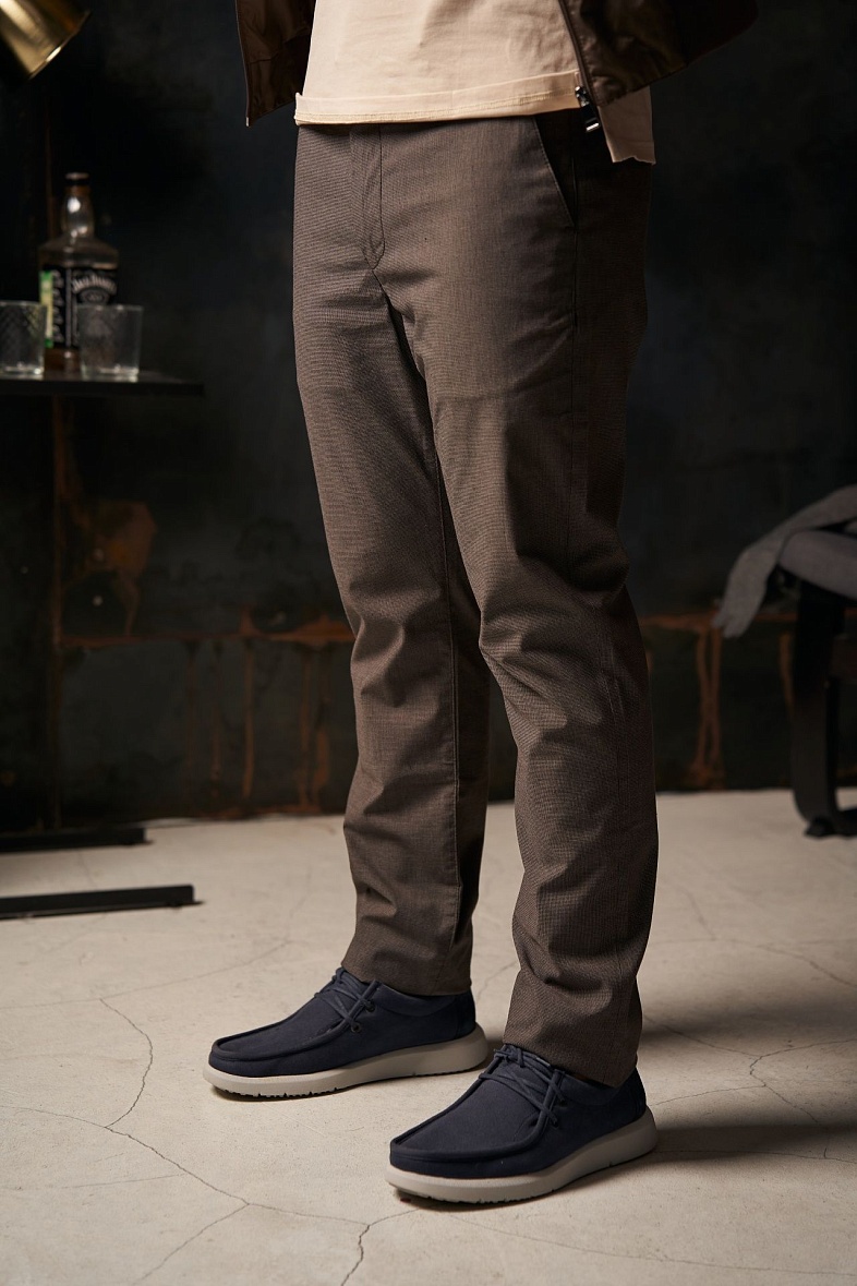 Брюки мужские чиносы, (повседневные брюки) коричневый Luxor 805-2094.E344.Y002.L.C0451