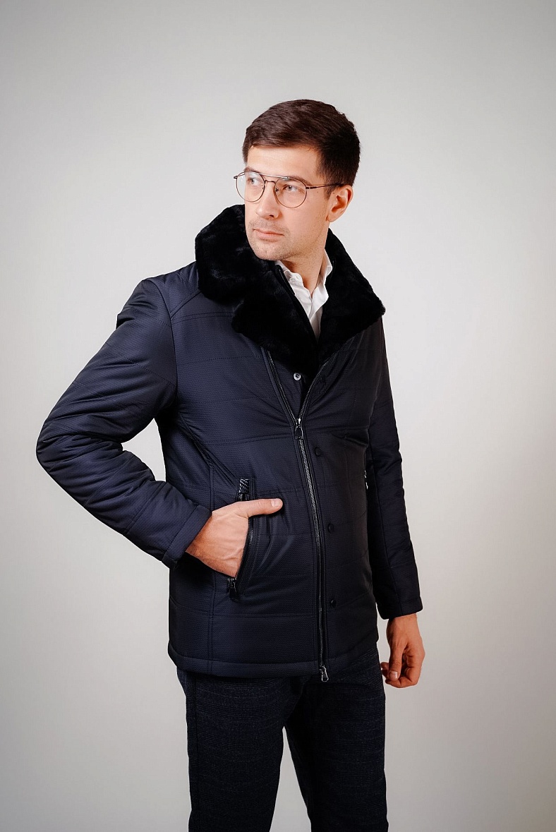 Куртка мужская синий VALENTI NW-KM-1786