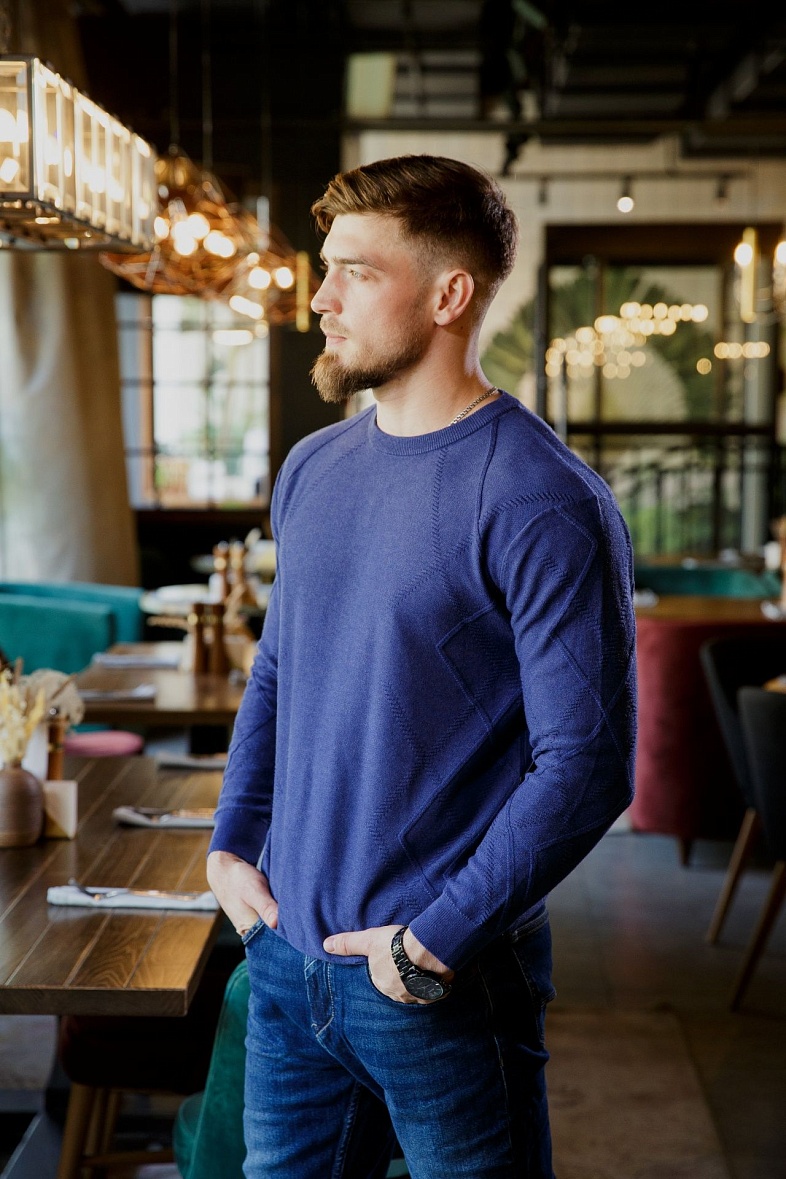 Трикотаж Джемпер цвет синий LEXMER NT-DKK-2878/2