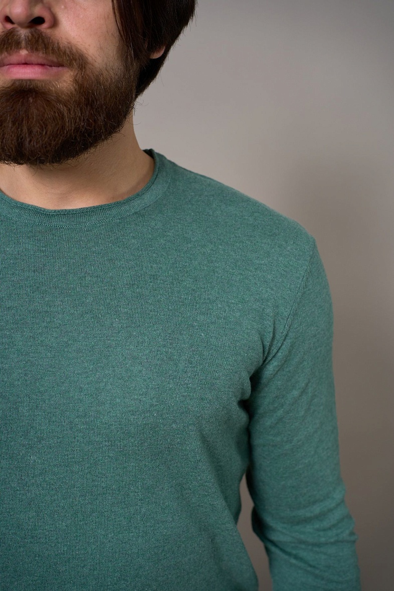 Джемпер мужской цвет зелёный BARKLAND ТОМАР зеленый