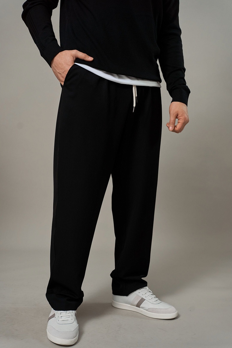 Брюки мужские спортивные чёрный Adam Soul PJS арт. Black