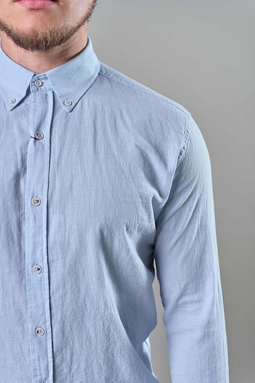 Рубашка мужская с длинным рукавом