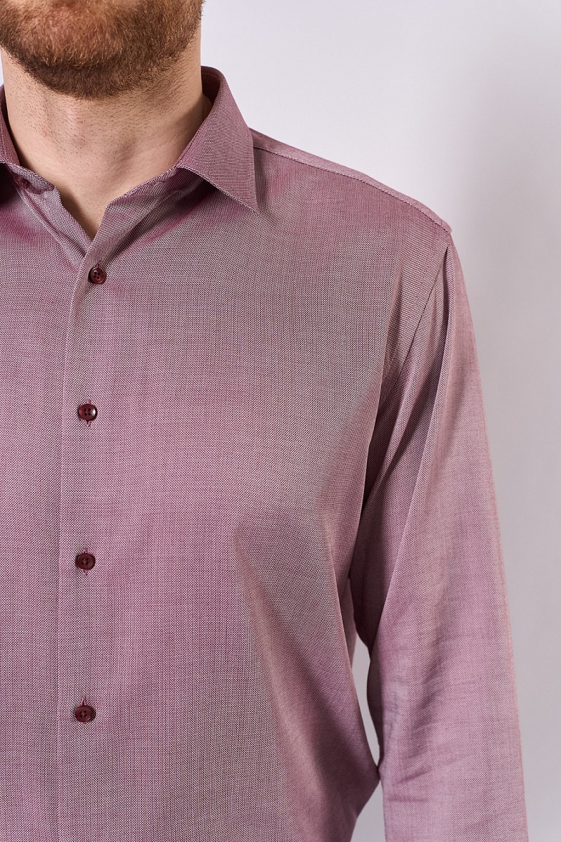 Рубашка мужская длинный рукав красный GROSTYLE SS018229