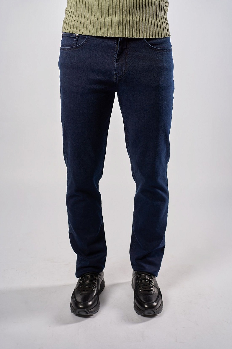 Джинсы мужские синий no brand M58-R-89 тёмный индиго