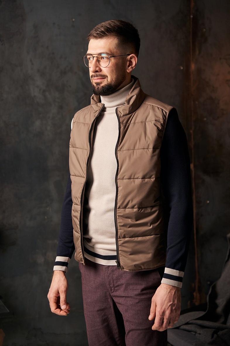 зимний трикотаж водолазка Liwali цвет бежевый Liwali К23 -000142 беж